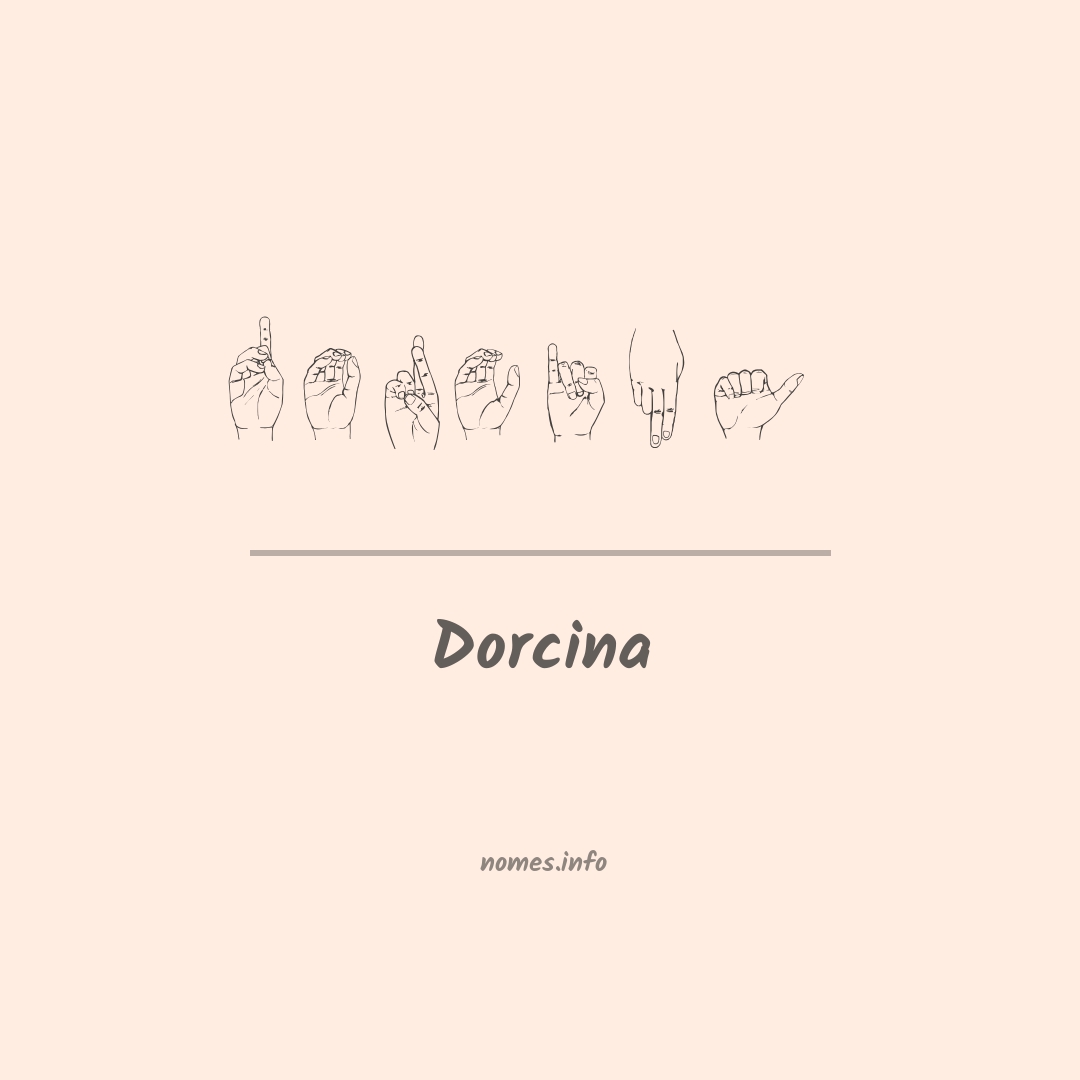 Dorcina em Libras