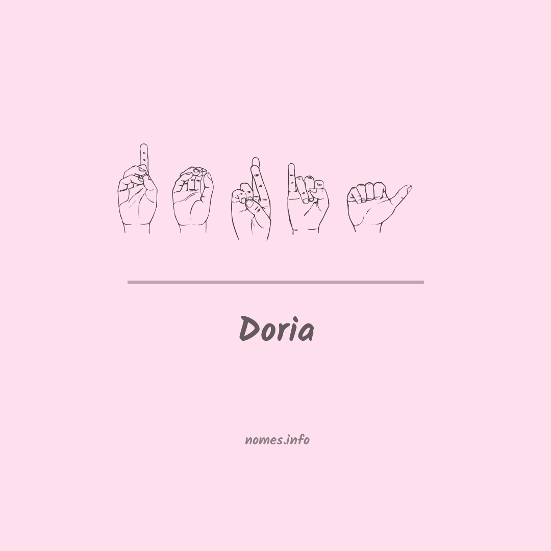 Doria em Libras