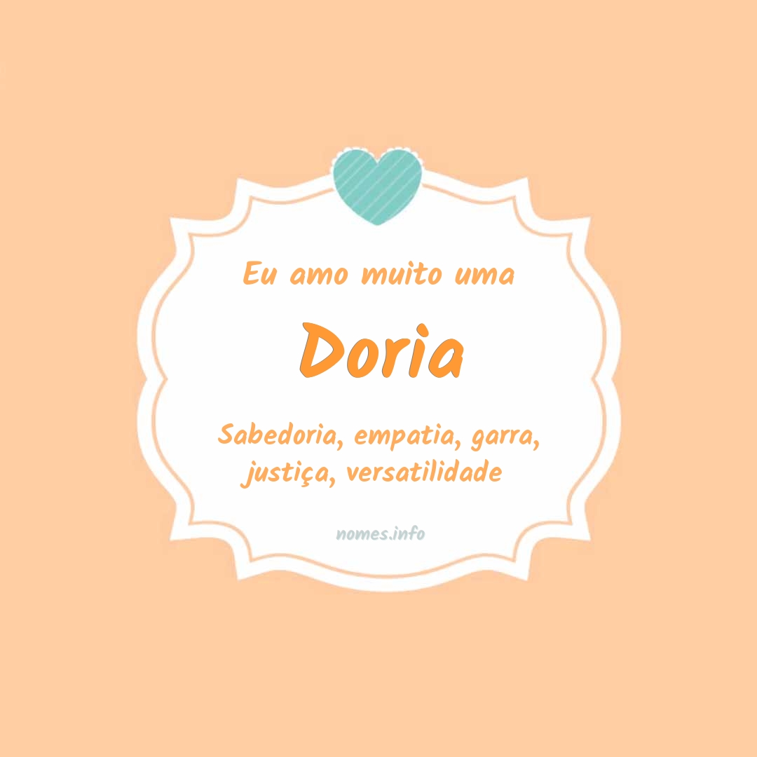 Eu amo muito Doria