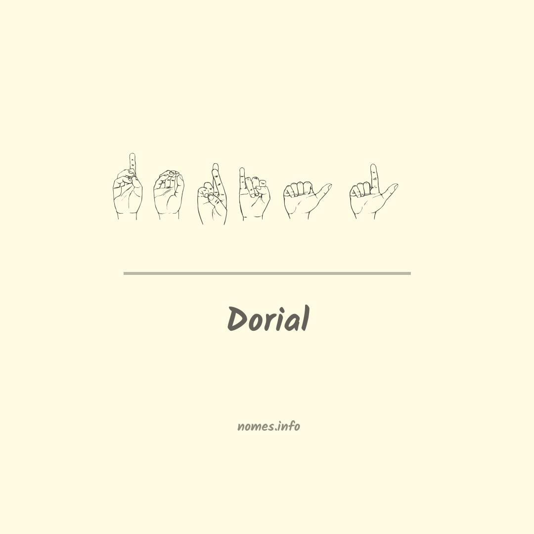Dorial em Libras