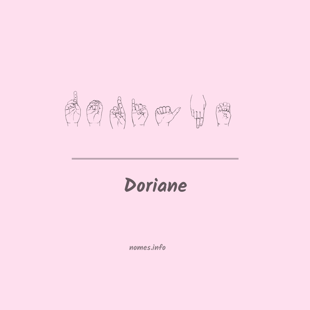 Doriane em Libras Doriane em Libras