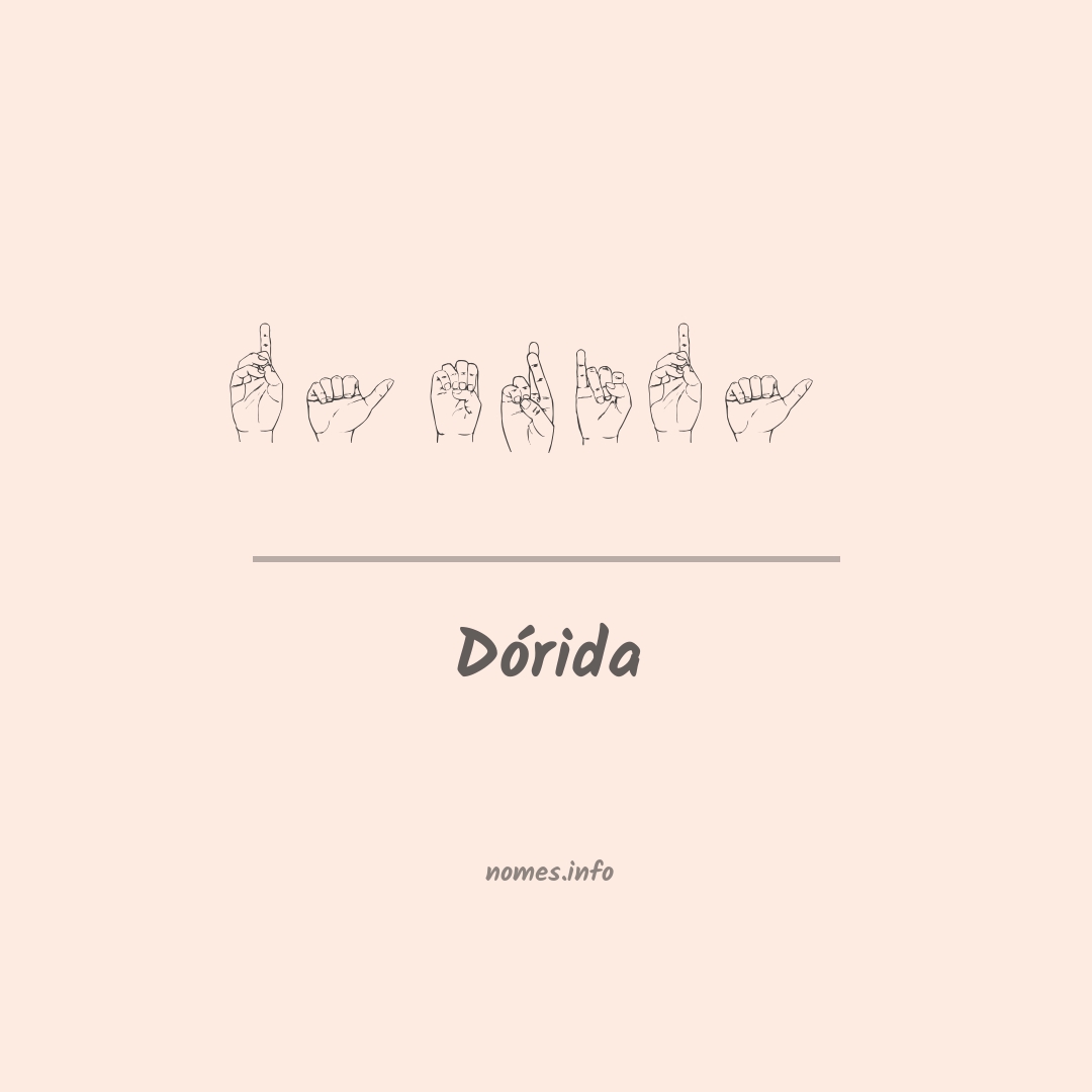 Dórida em Libras