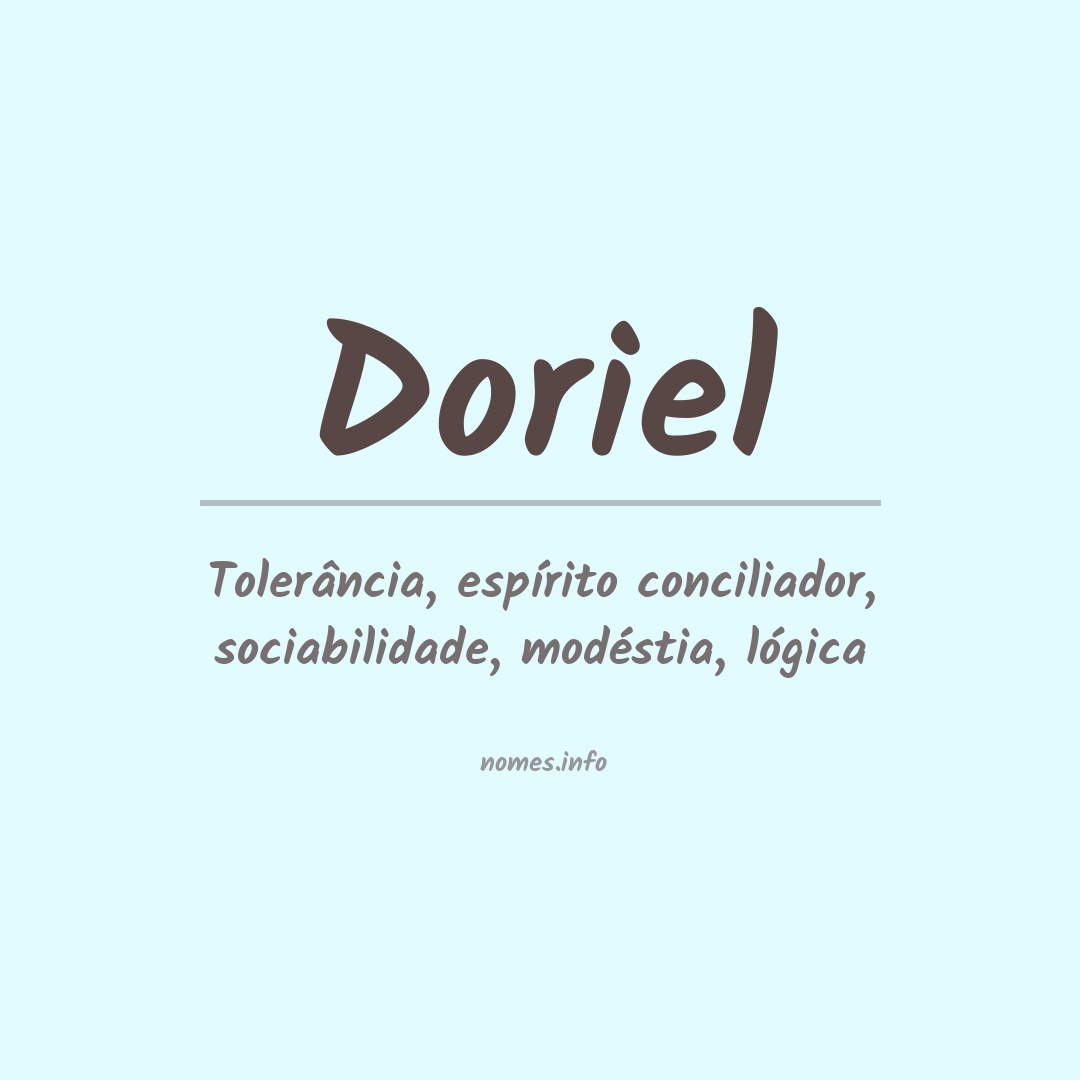 Significado do nome Doriel