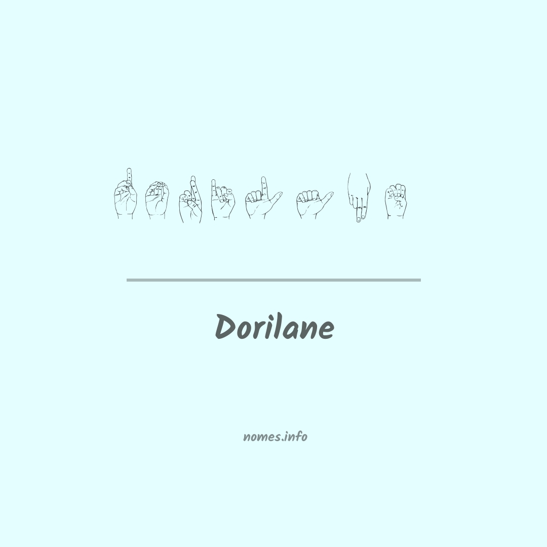 Dorilane em Libras