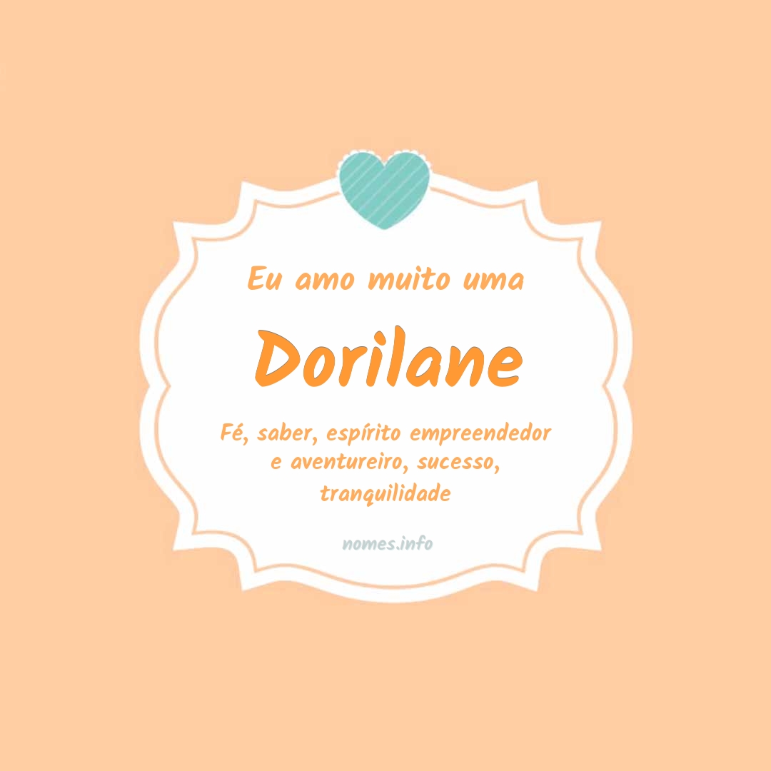 Eu amo muito Dorilane