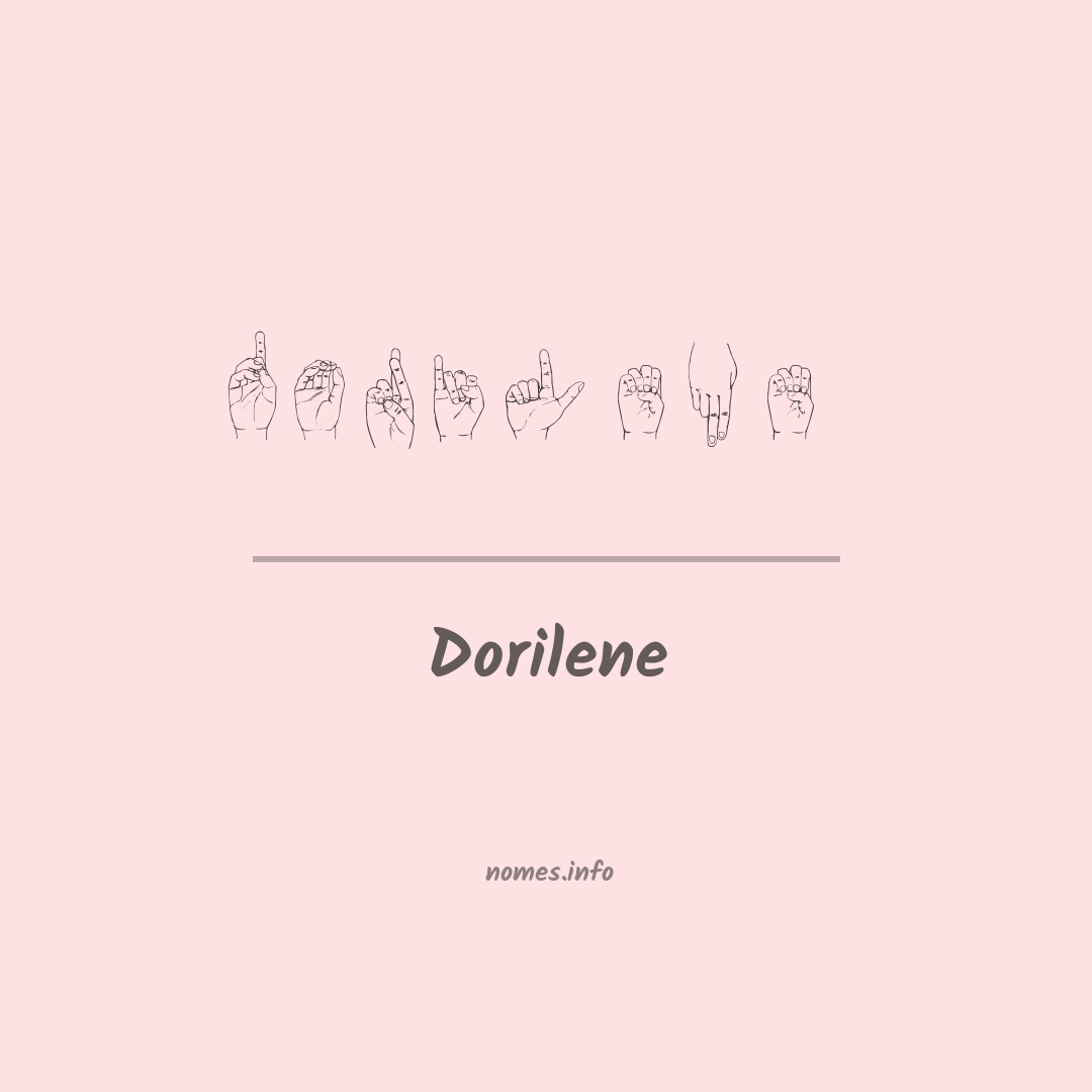 Dorilene em Libras