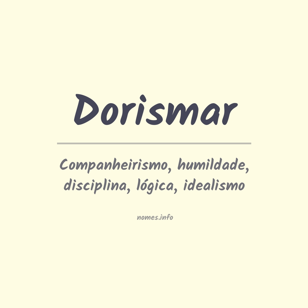 Significado do nome Dorismar