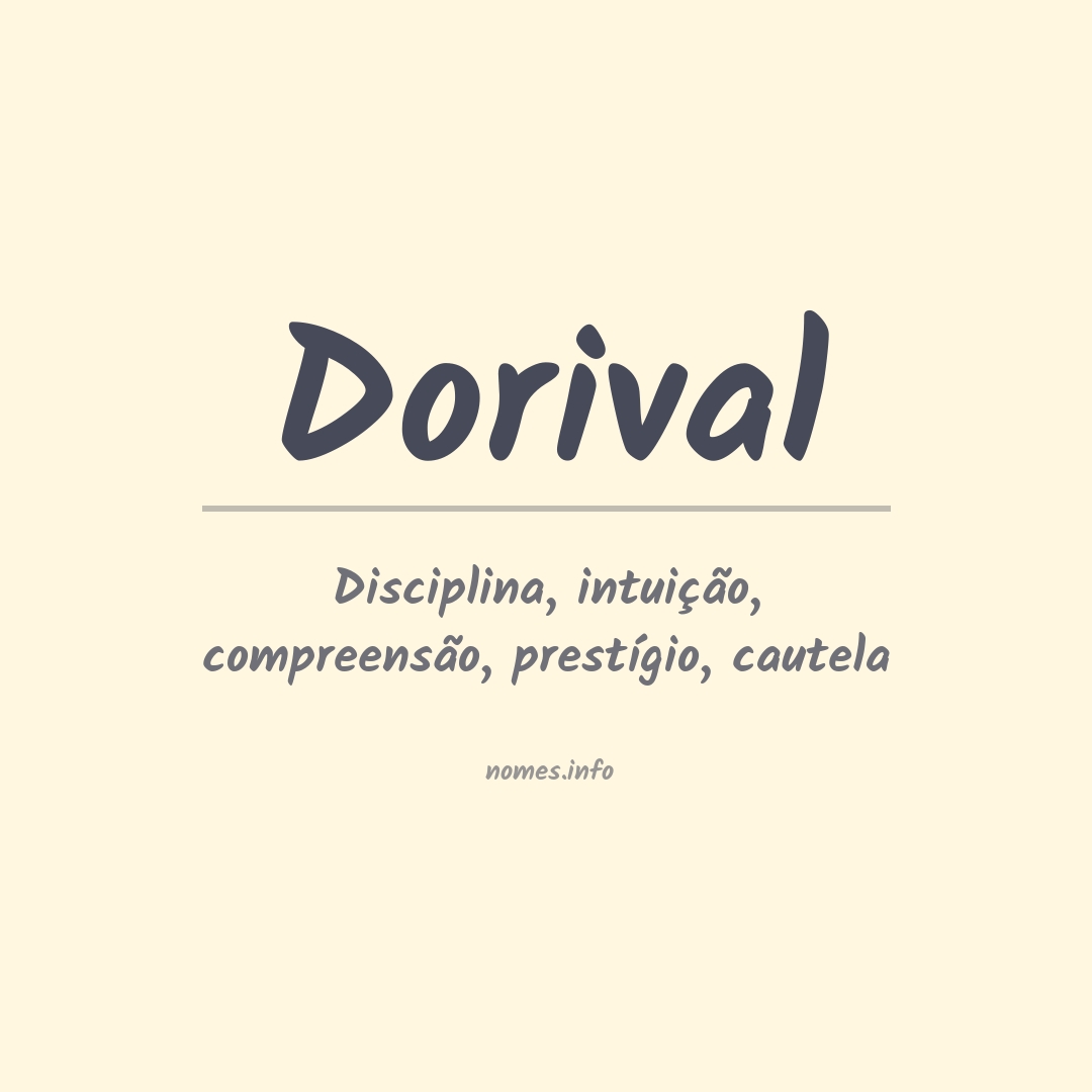 Significado do nome Dorival
