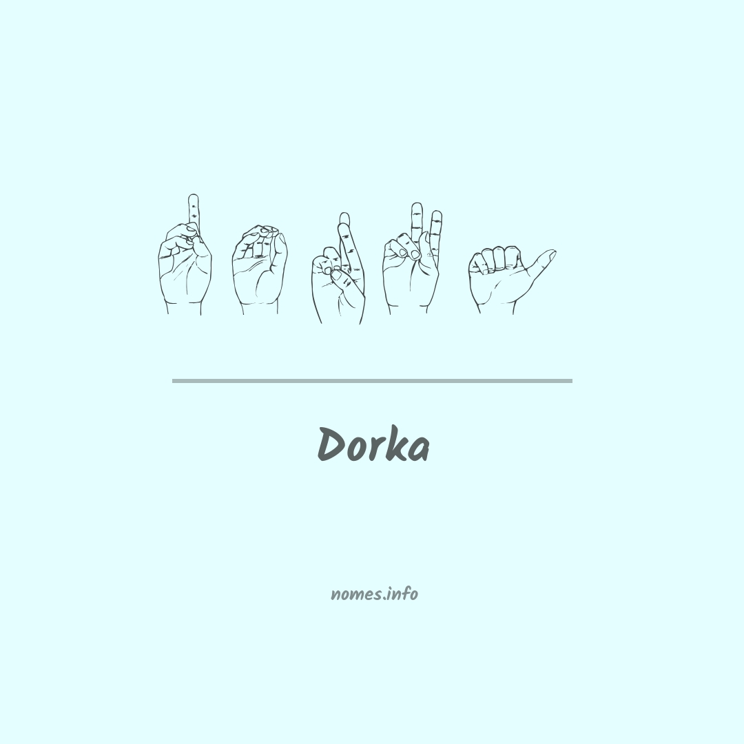 Dorka em Libras