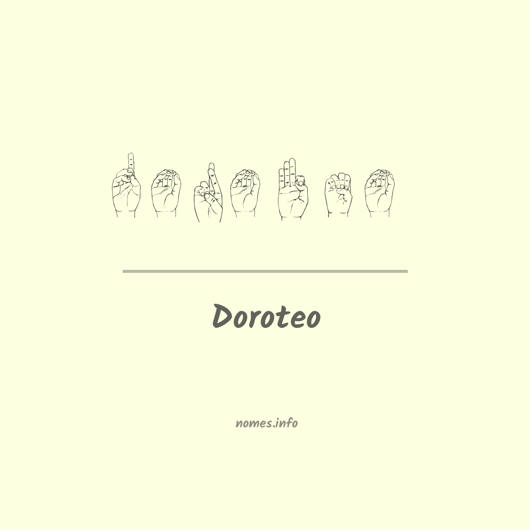 Doroteo em Libras