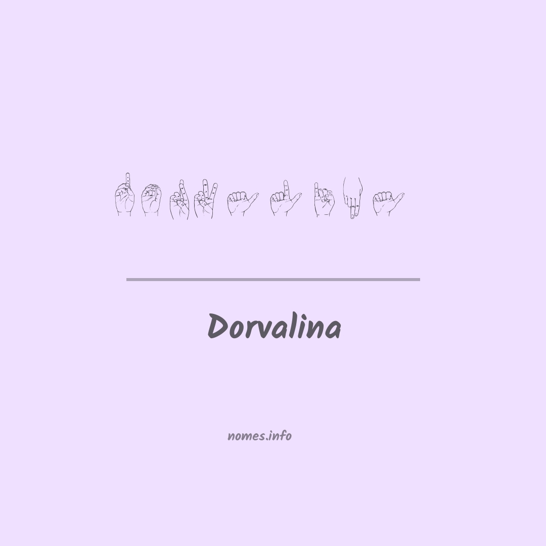 Dorvalina em Libras