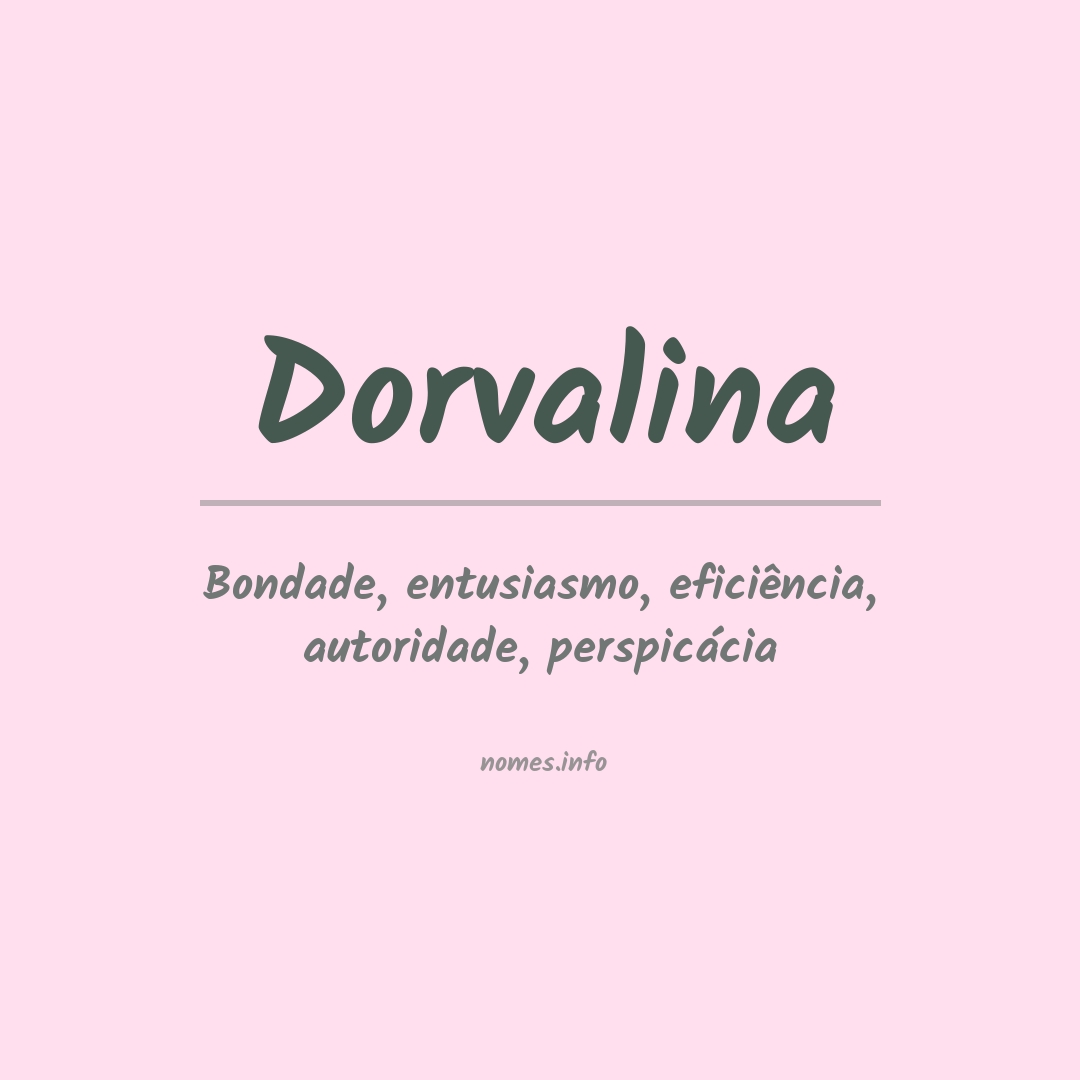Significado do nome Dorvalina