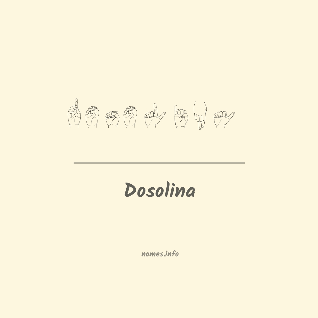 Dosolina em Libras