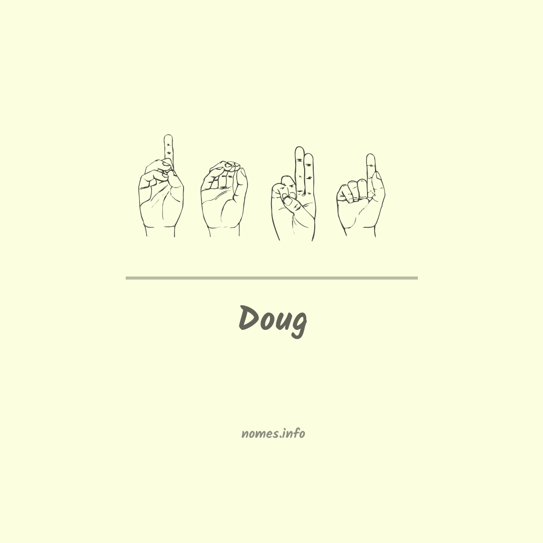 Doug em Libras