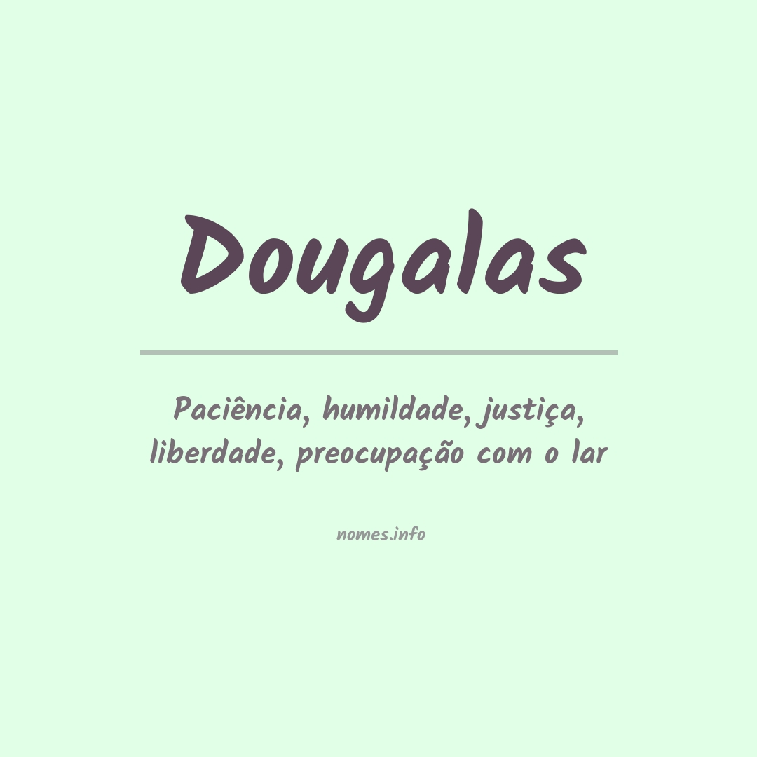 Significado do nome Dougalas