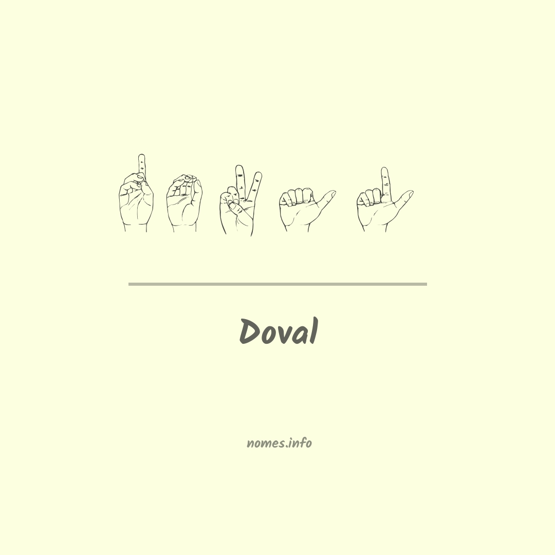 Doval em Libras