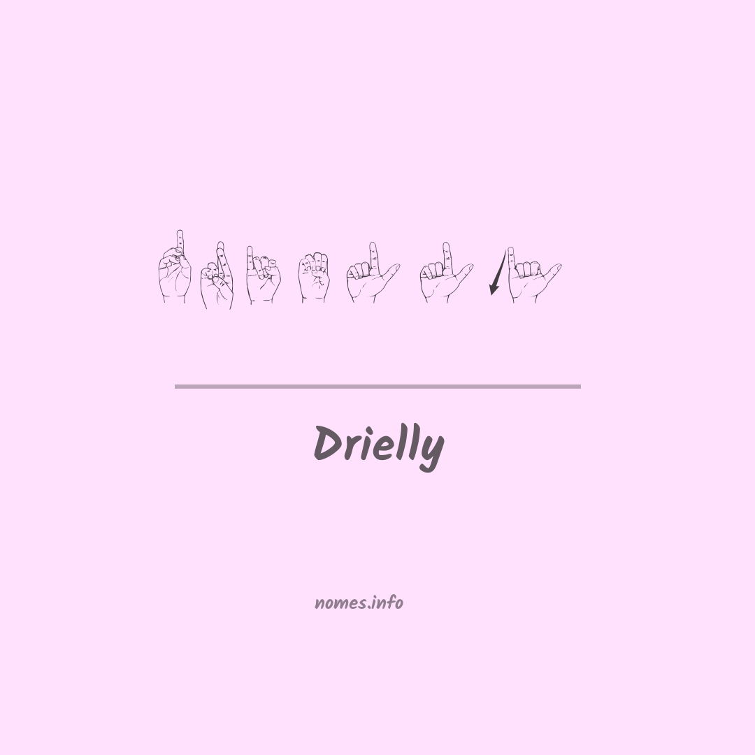 Drielly em Libras