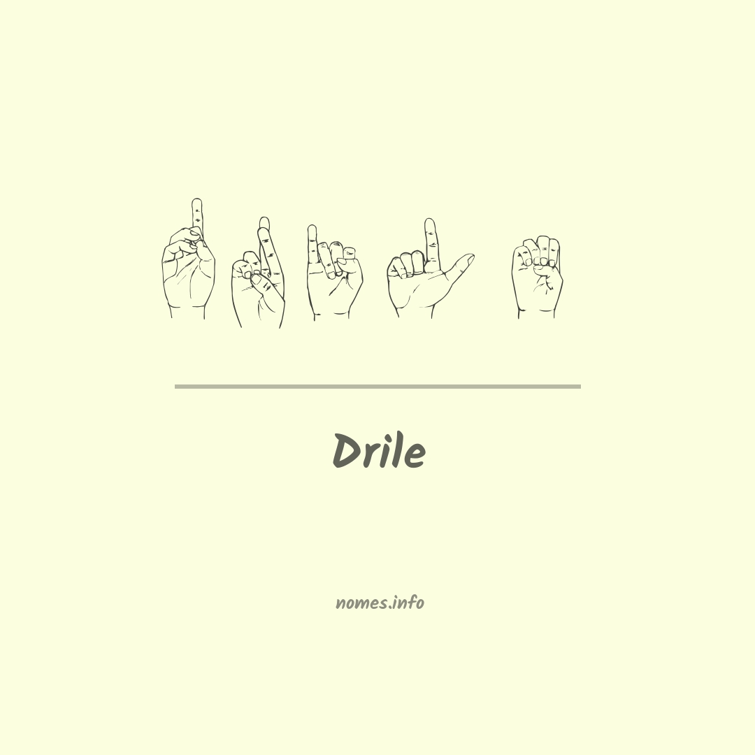 Drile em Libras