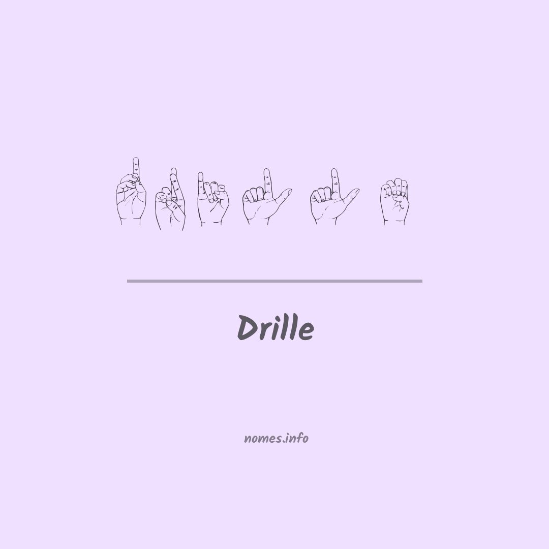 Drille em Libras