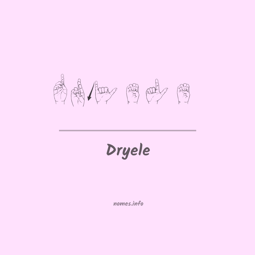Dryele em Libras