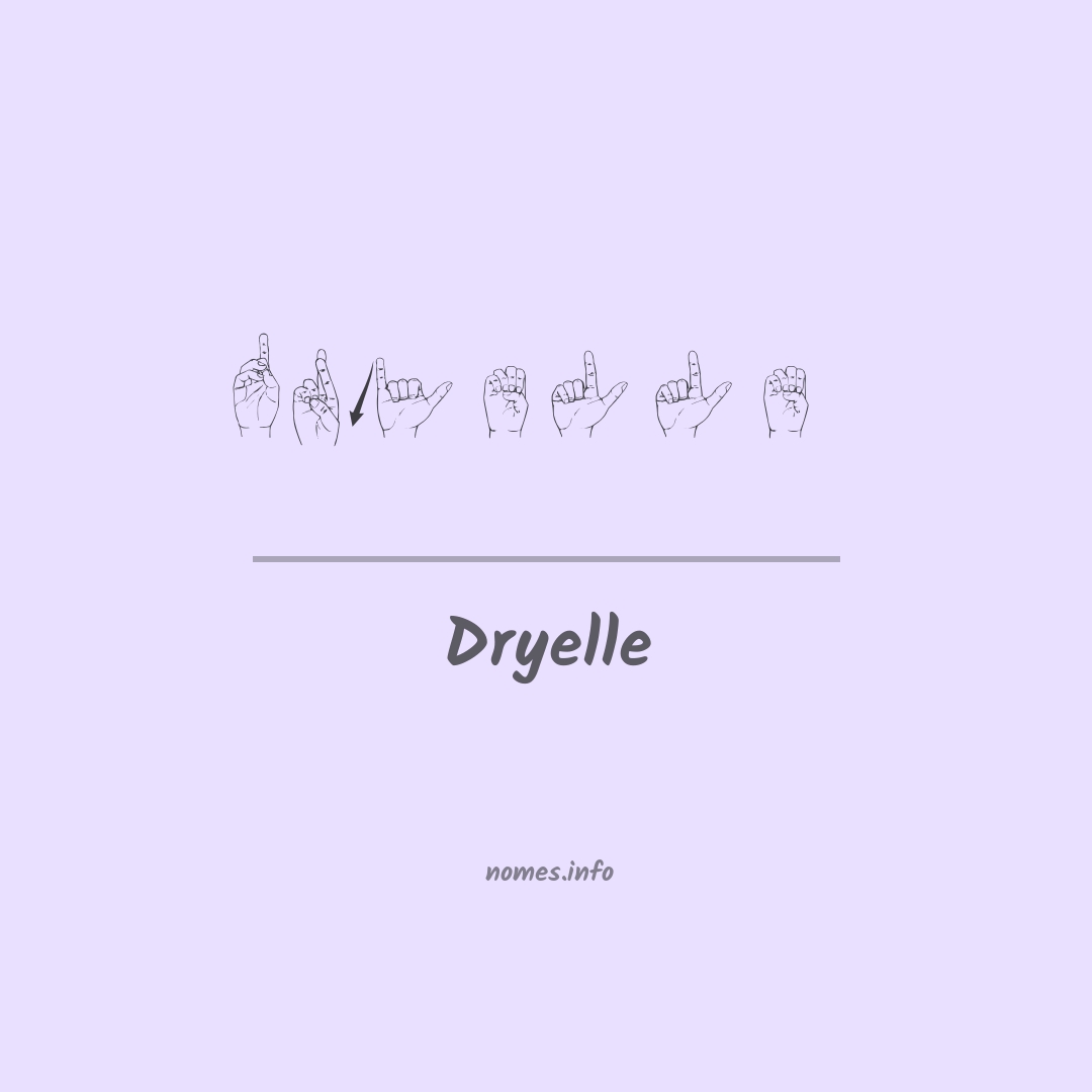 Dryelle em Libras