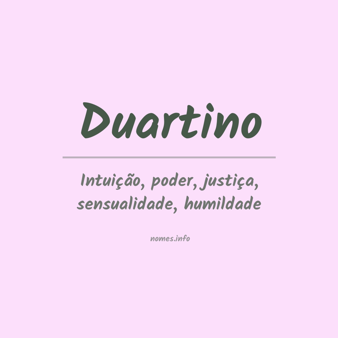 Significado do nome Duartino