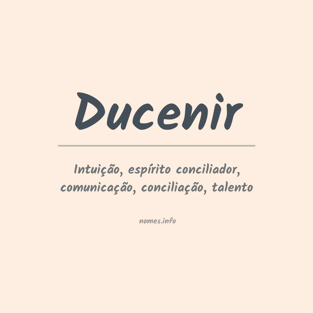 Significado do nome Ducenir