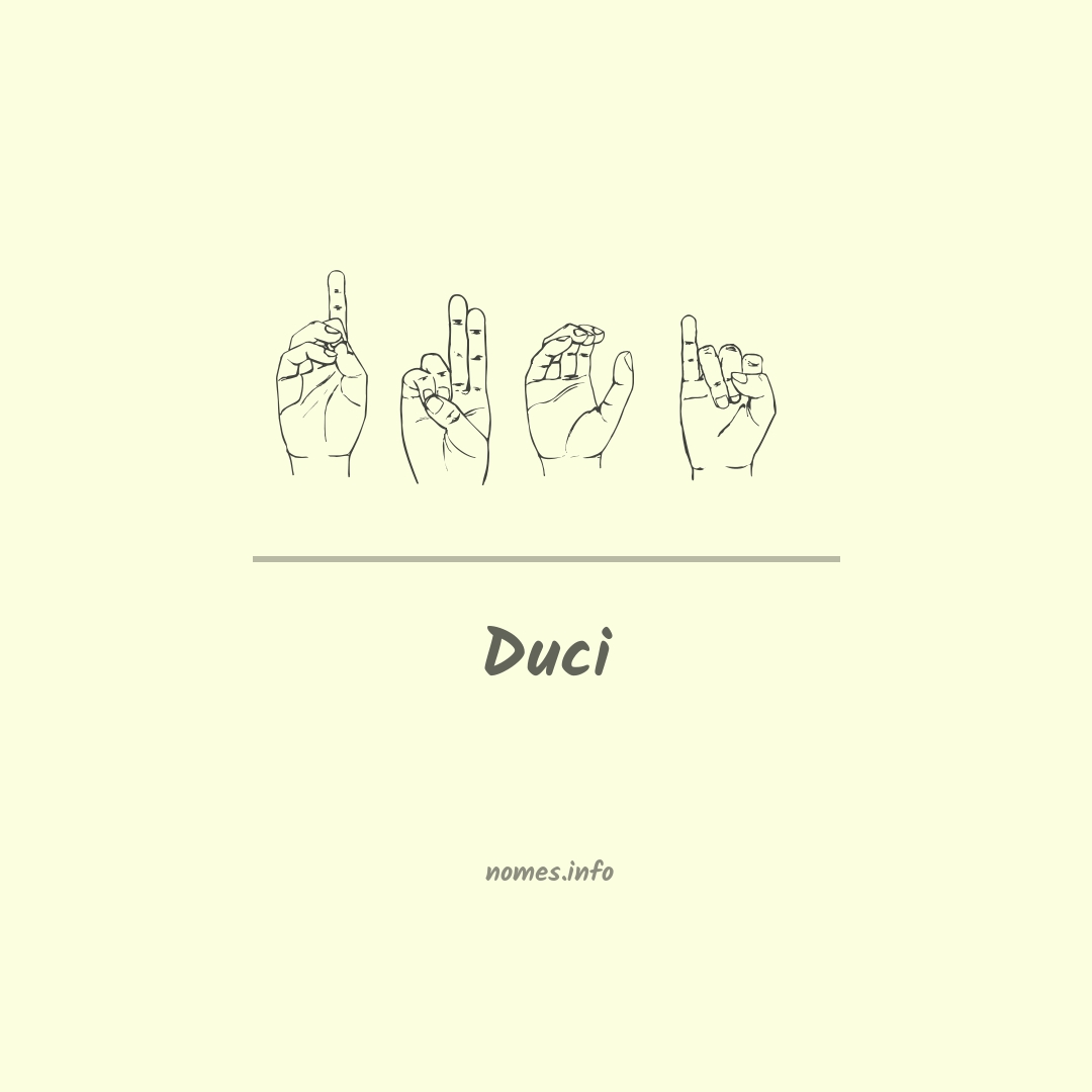 Duci em Libras