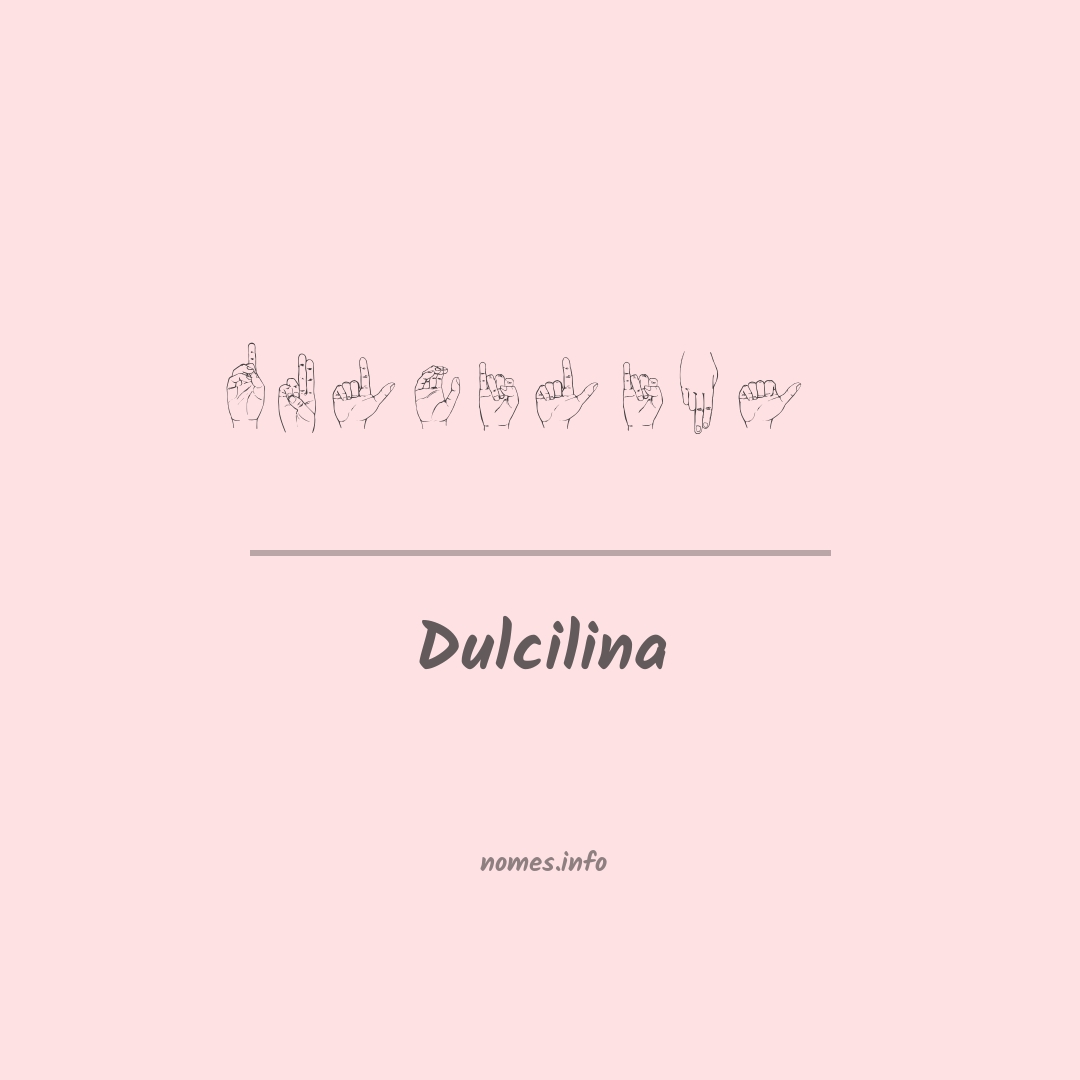 Dulcilina em Libras