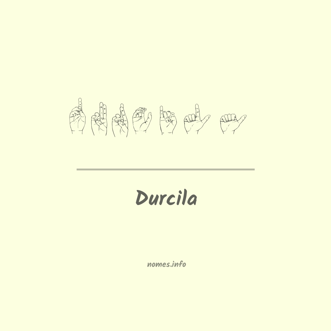 Durcila em Libras
