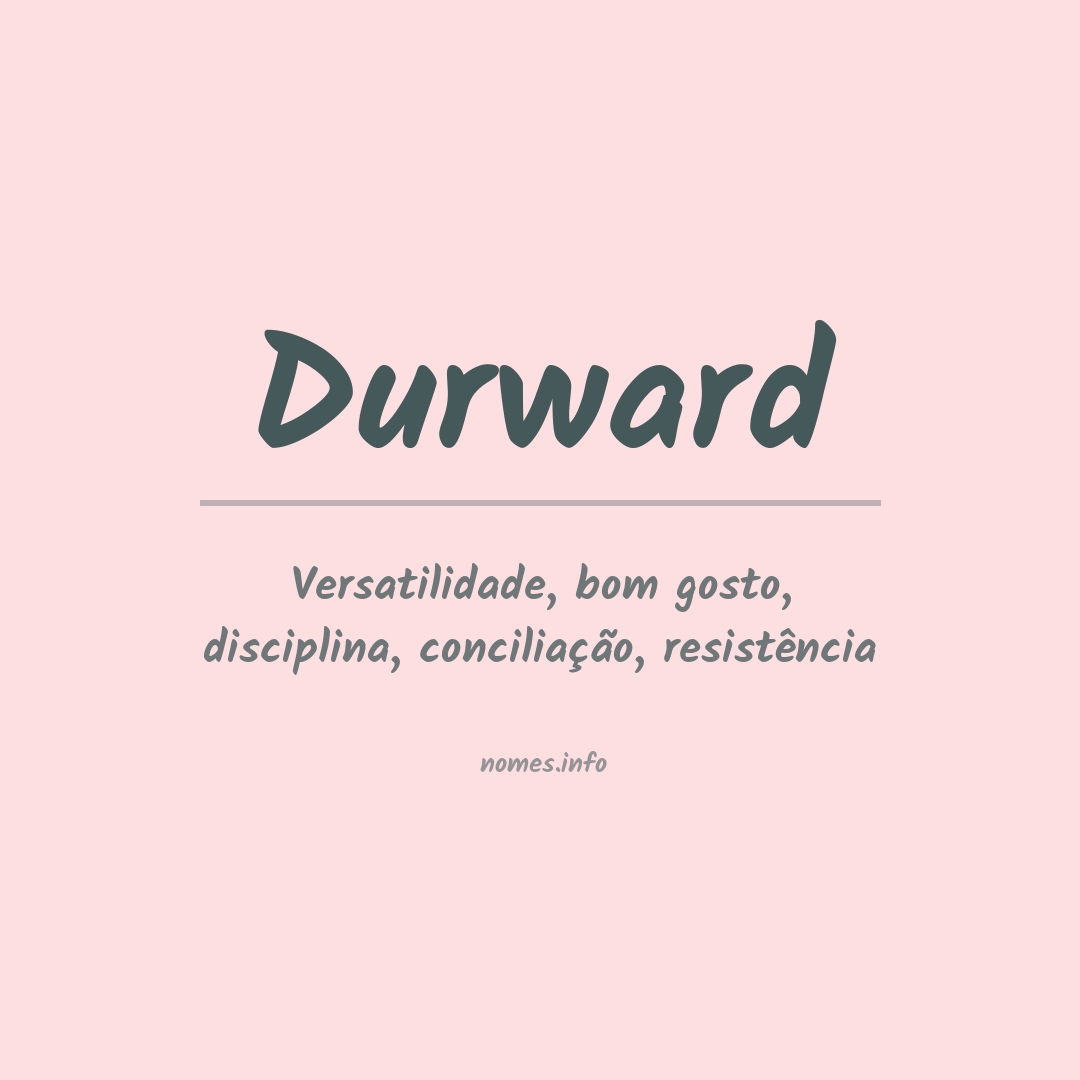 Significado do nome Durward