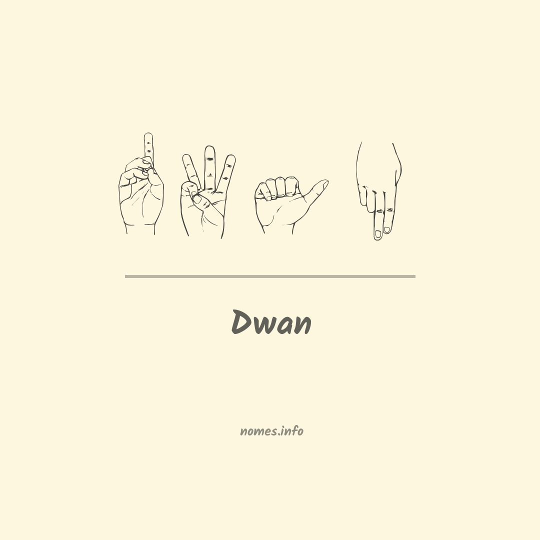 Dwan em Libras