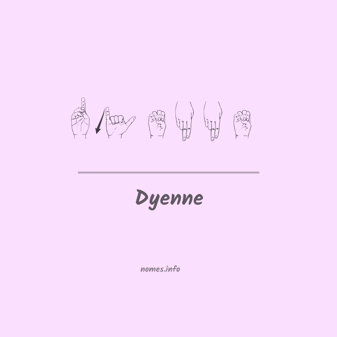 Dyenne em Libras
