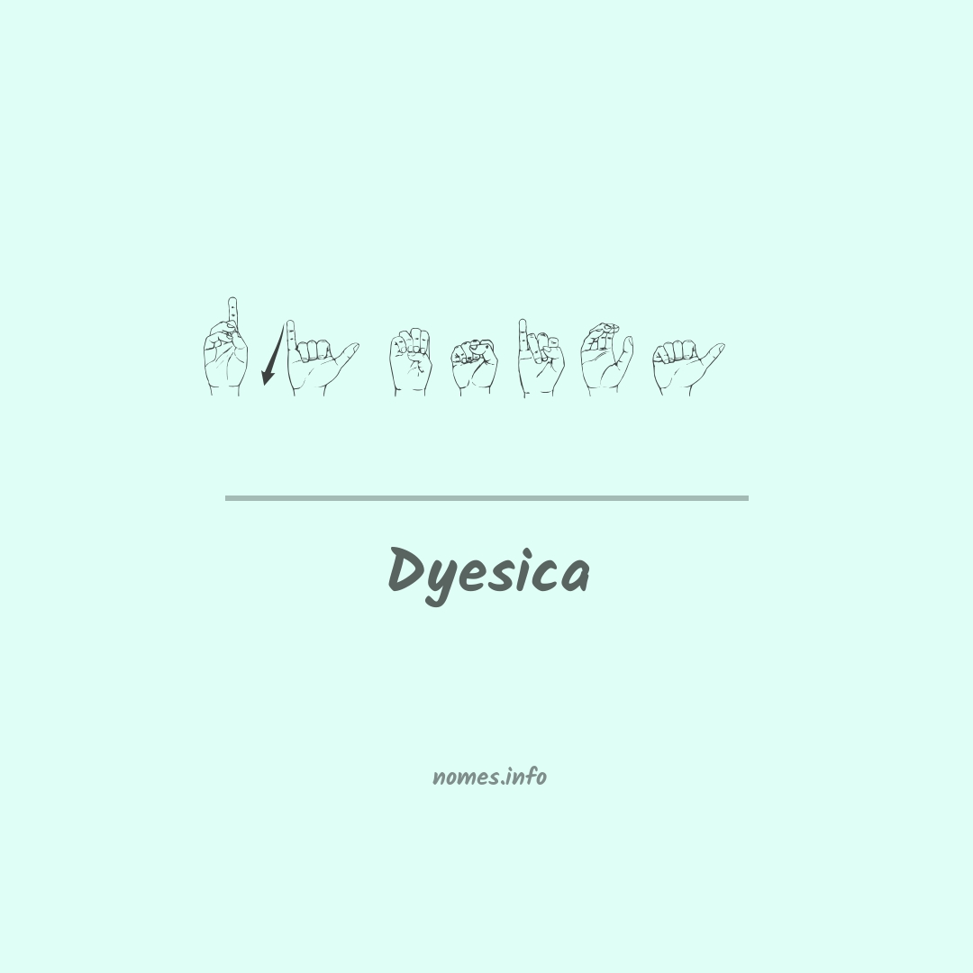 Dyesica em Libras