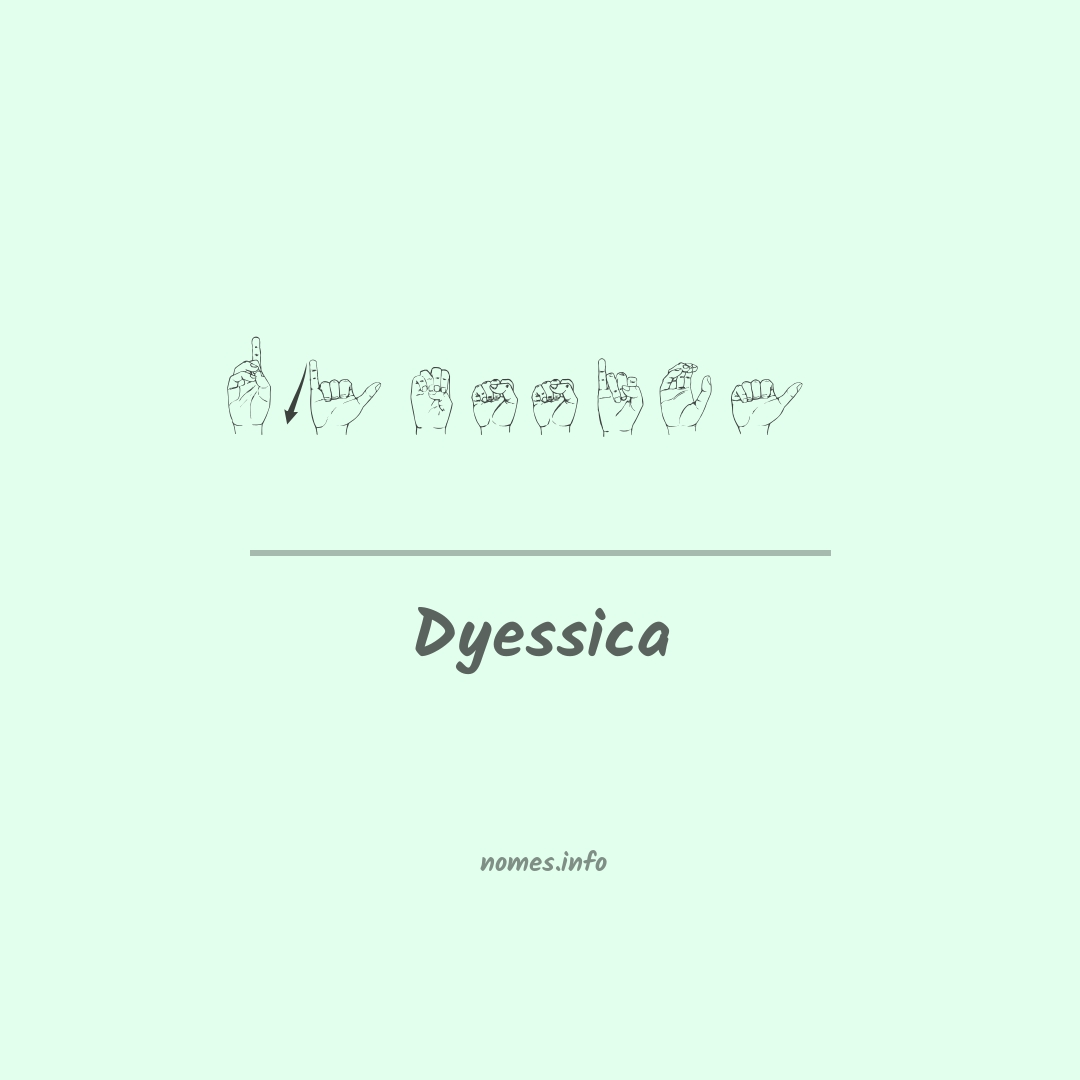Dyessica em Libras