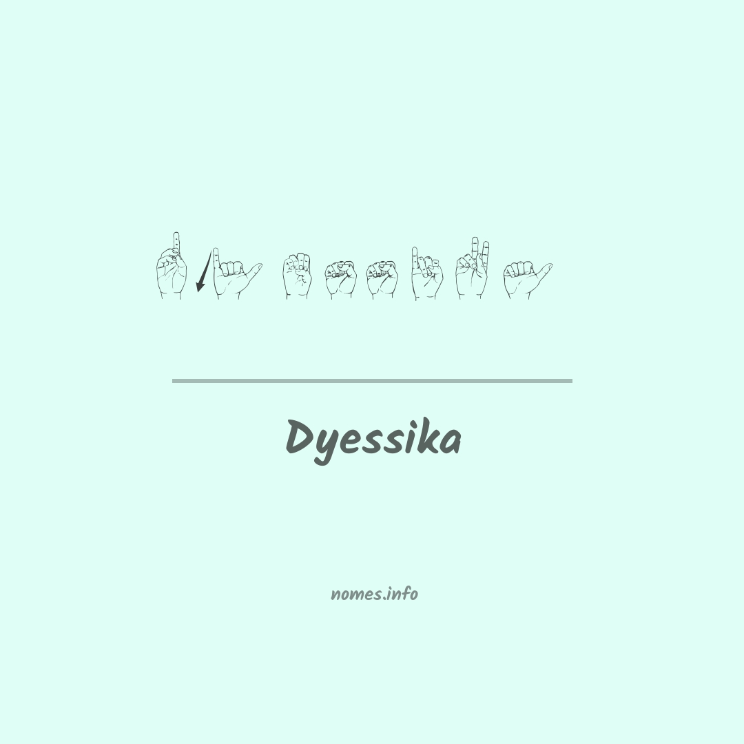 Dyessika em Libras
