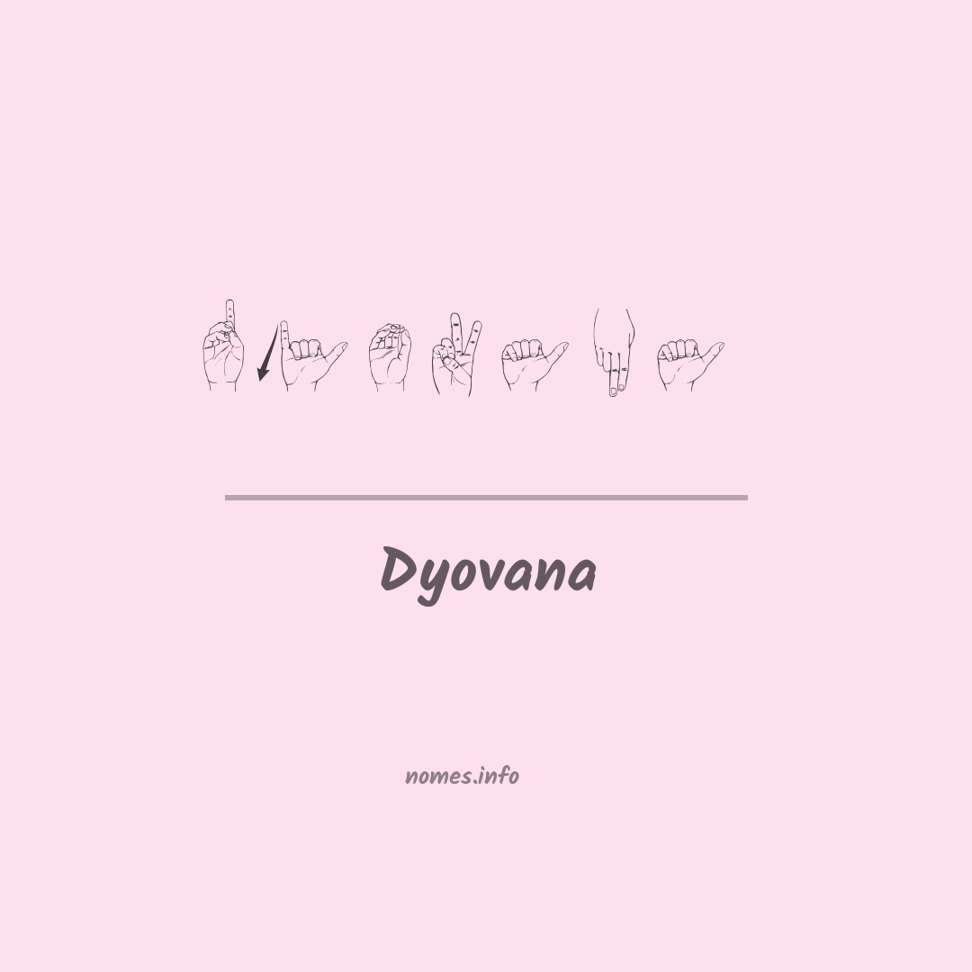 Dyovana em Libras Dyovana em Libras