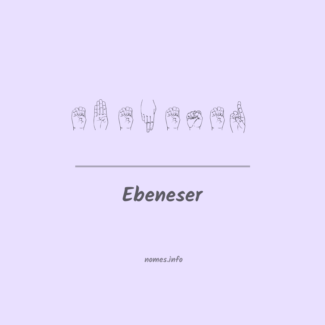Ebeneser em Libras