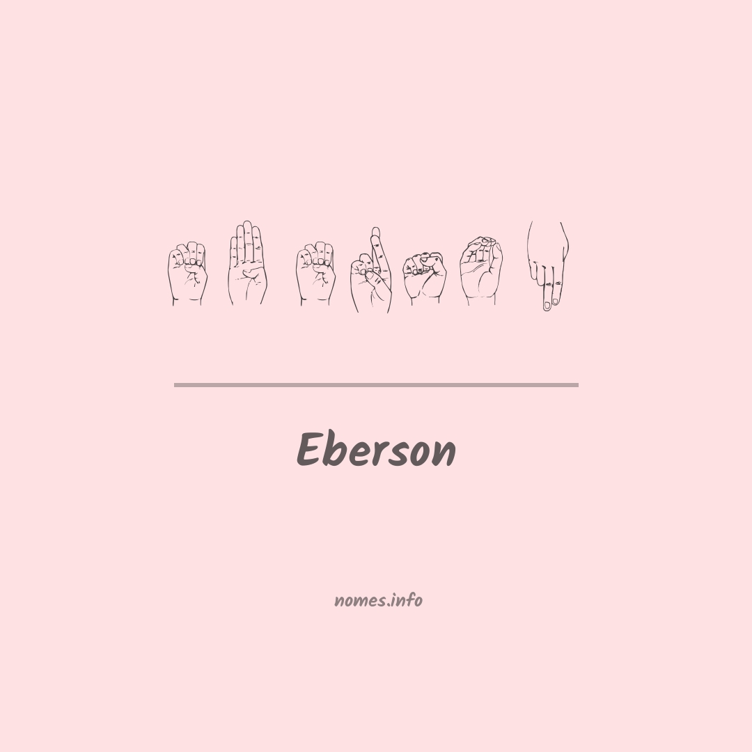 Eberson em Libras