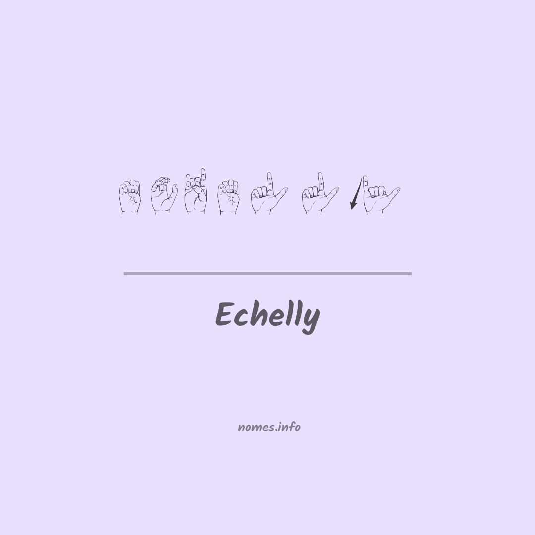 Echelly em Libras