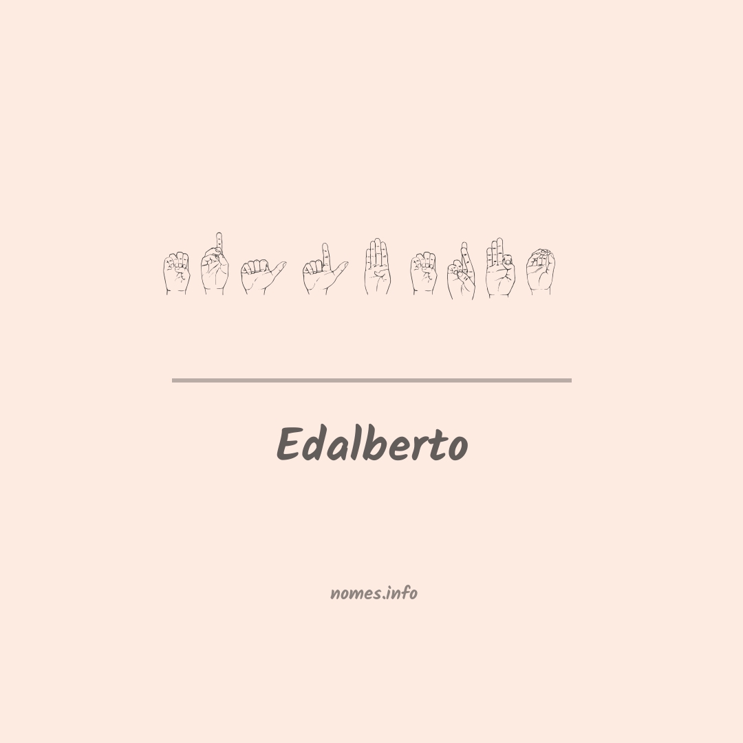 Edalberto em Libras
