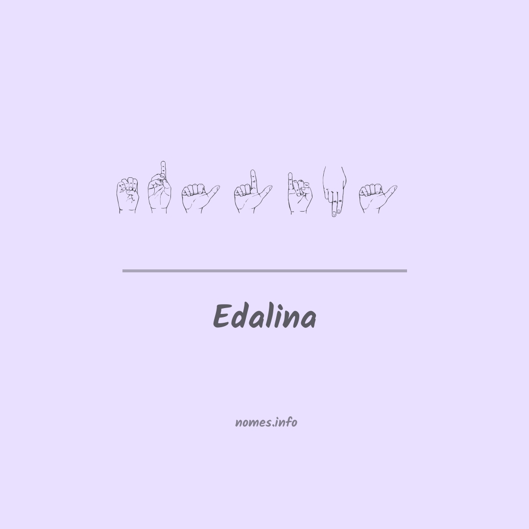 Edalina em Libras
