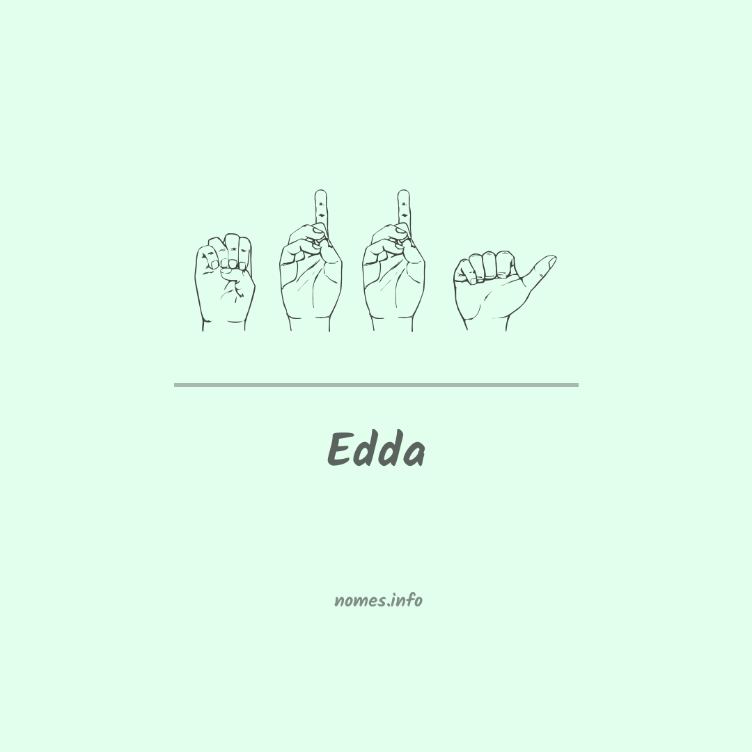 Edda em Libras