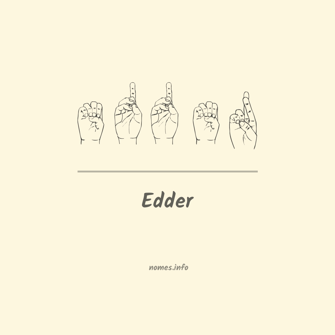 Edder em Libras
