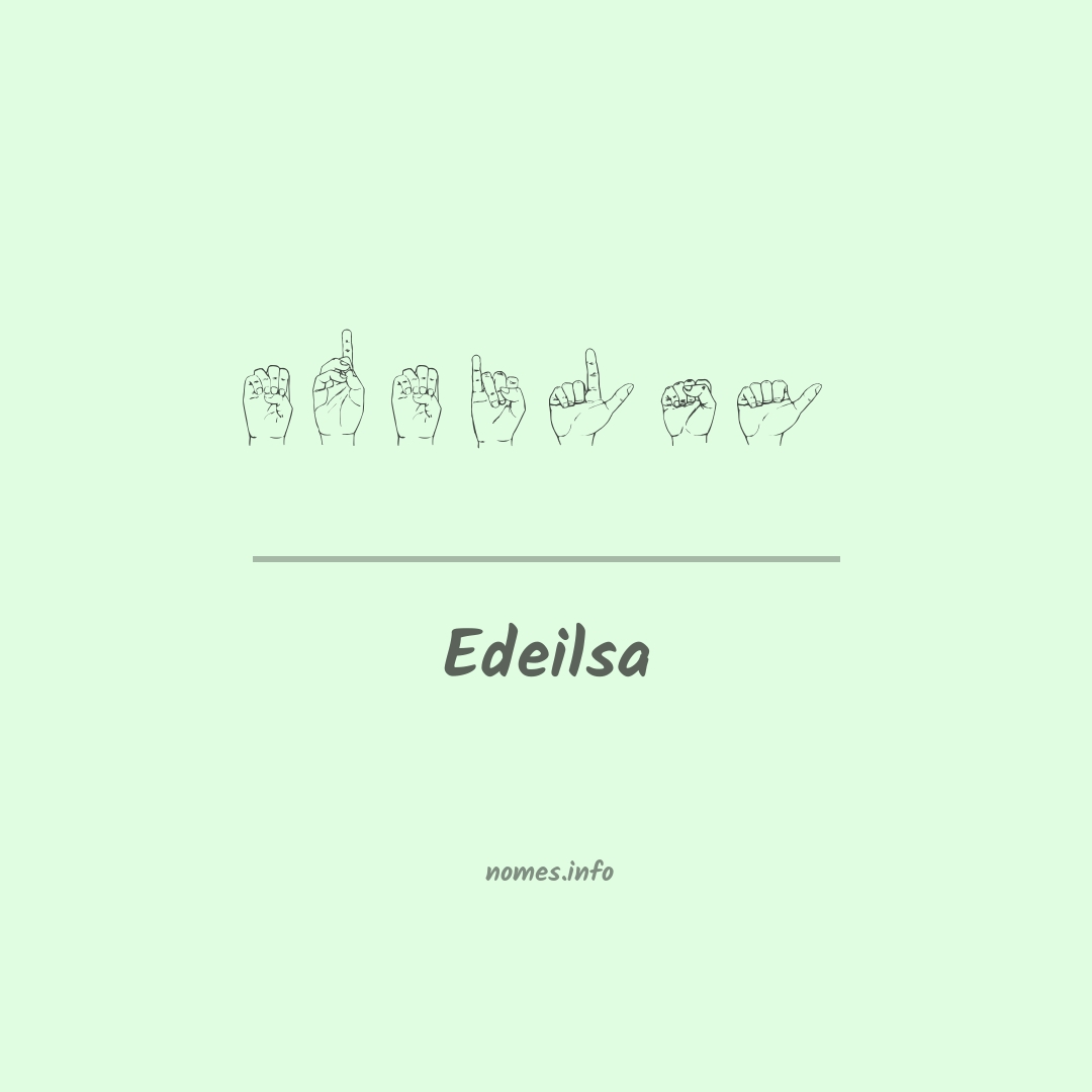 Edeilsa em Libras