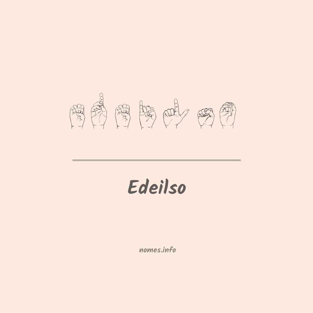 Edeilso em Libras