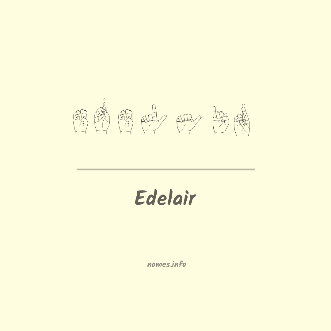 Edelair em Libras