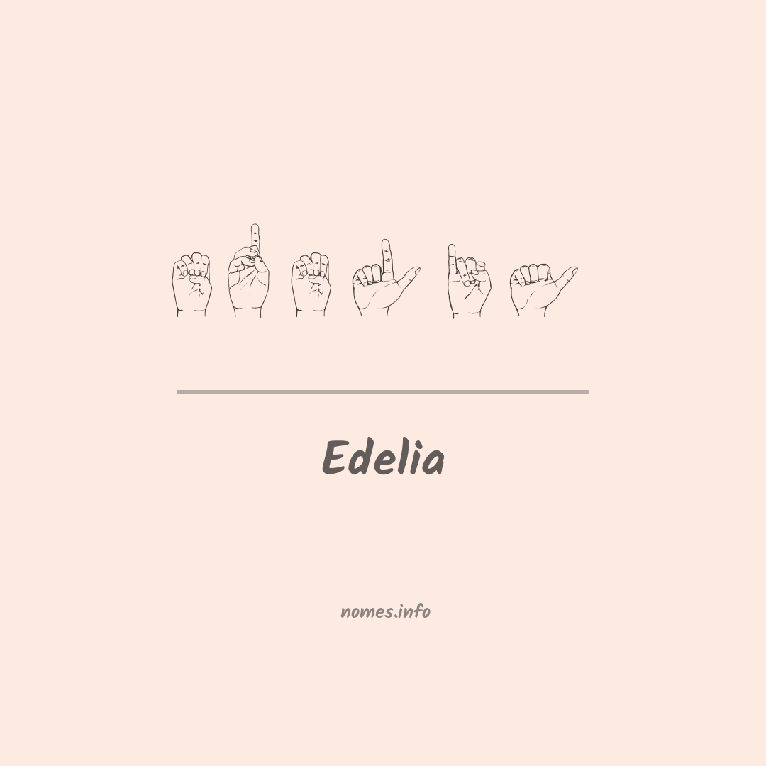 Edelia em Libras