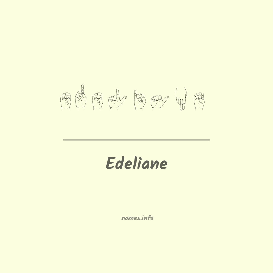 Edeliane em Libras