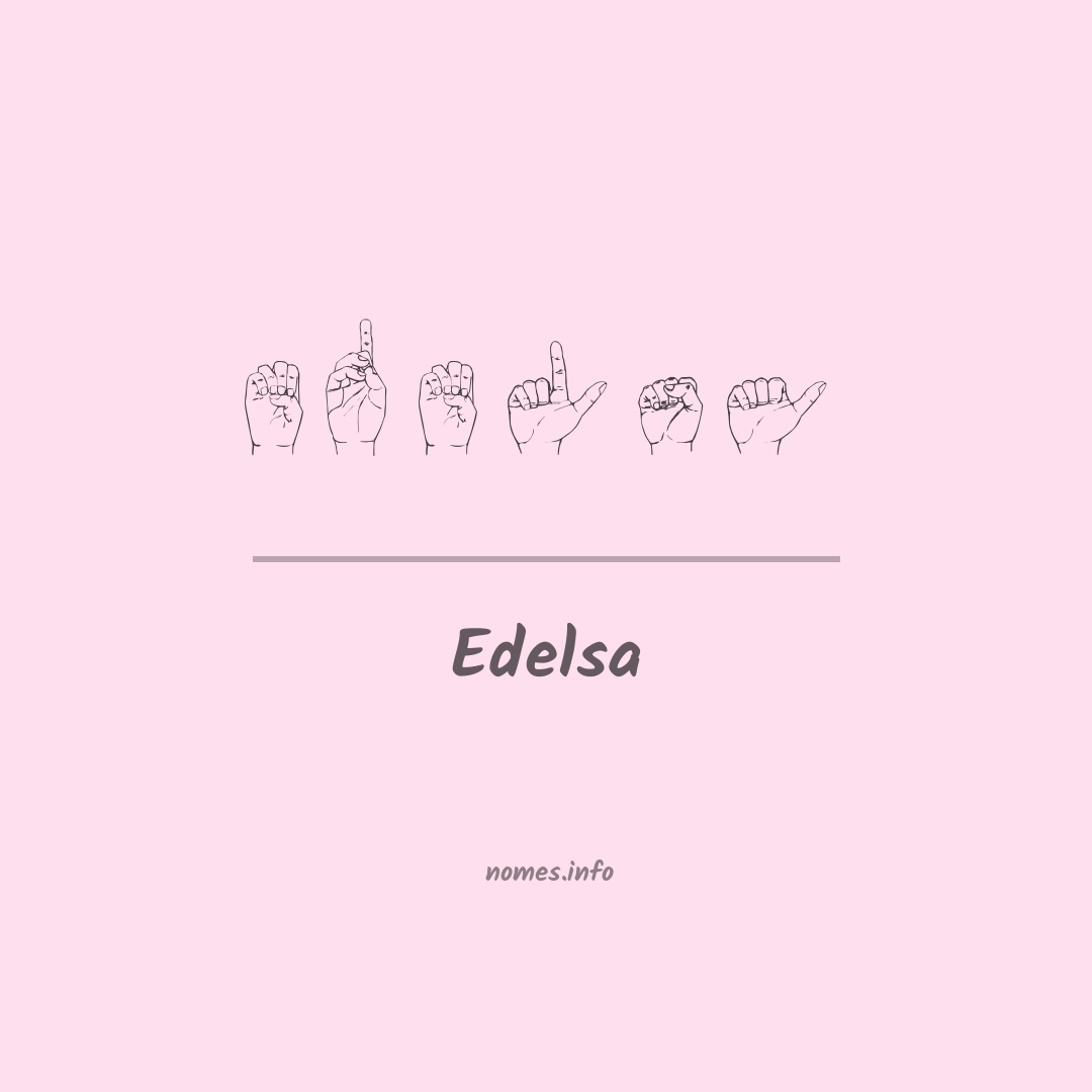 Edelsa em Libras